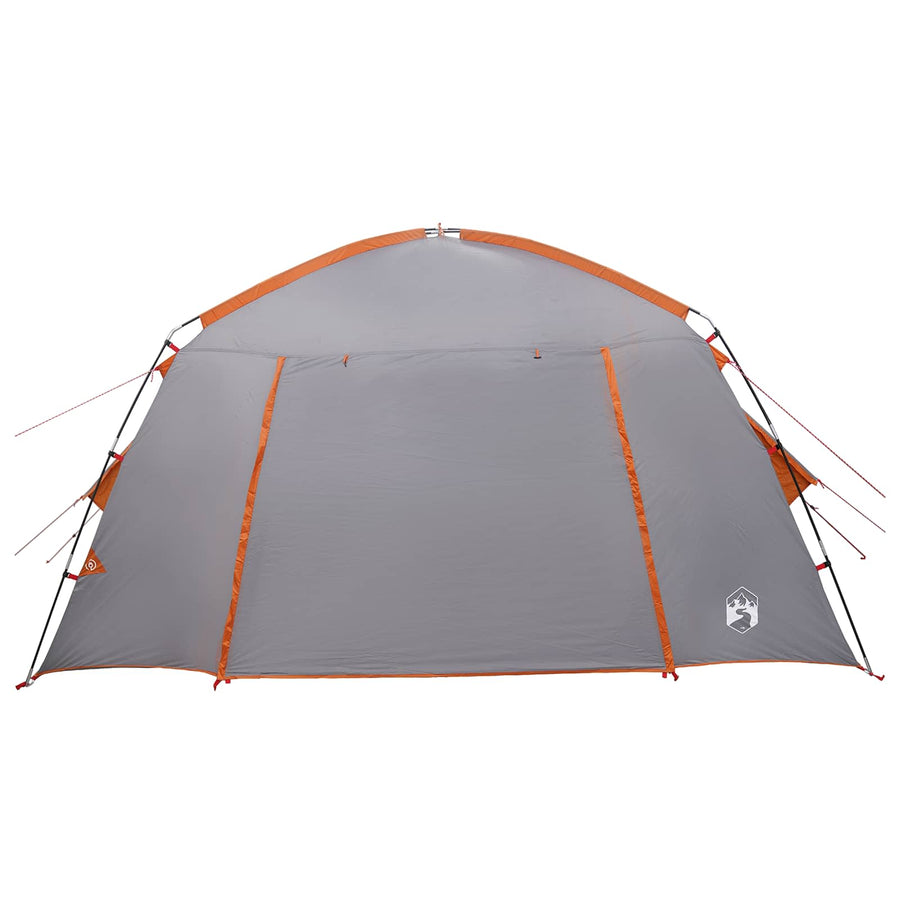 Huisje Tent Grijs en Oranje 300 x 210 x 156 cm Polyester