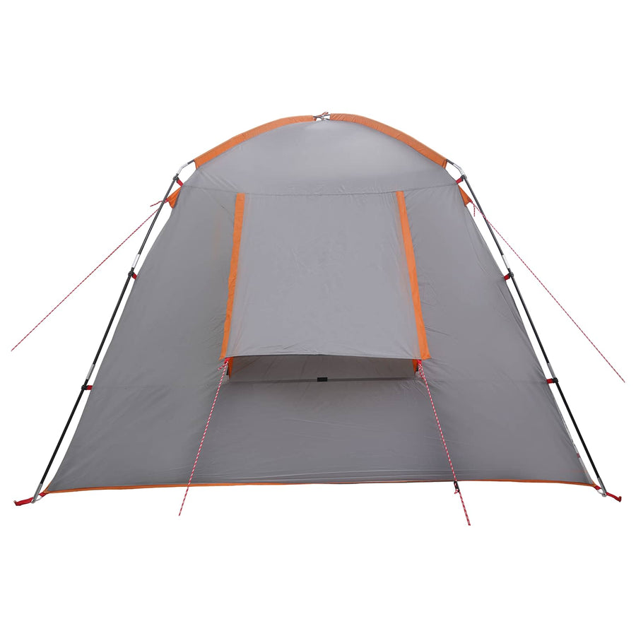 Huisje Tent Grijs en Oranje 300 x 210 x 156 cm Polyester