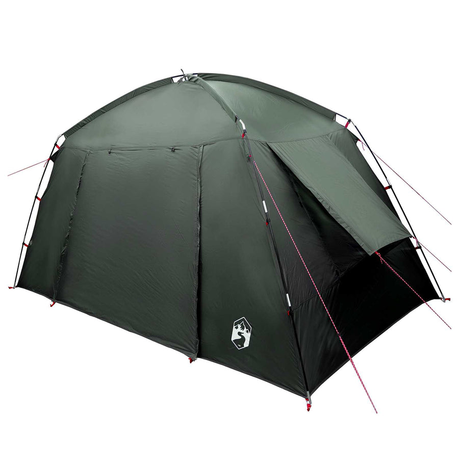 Huisje Tent met dak Legergroen 300 x 210 x 156 cm Polyester