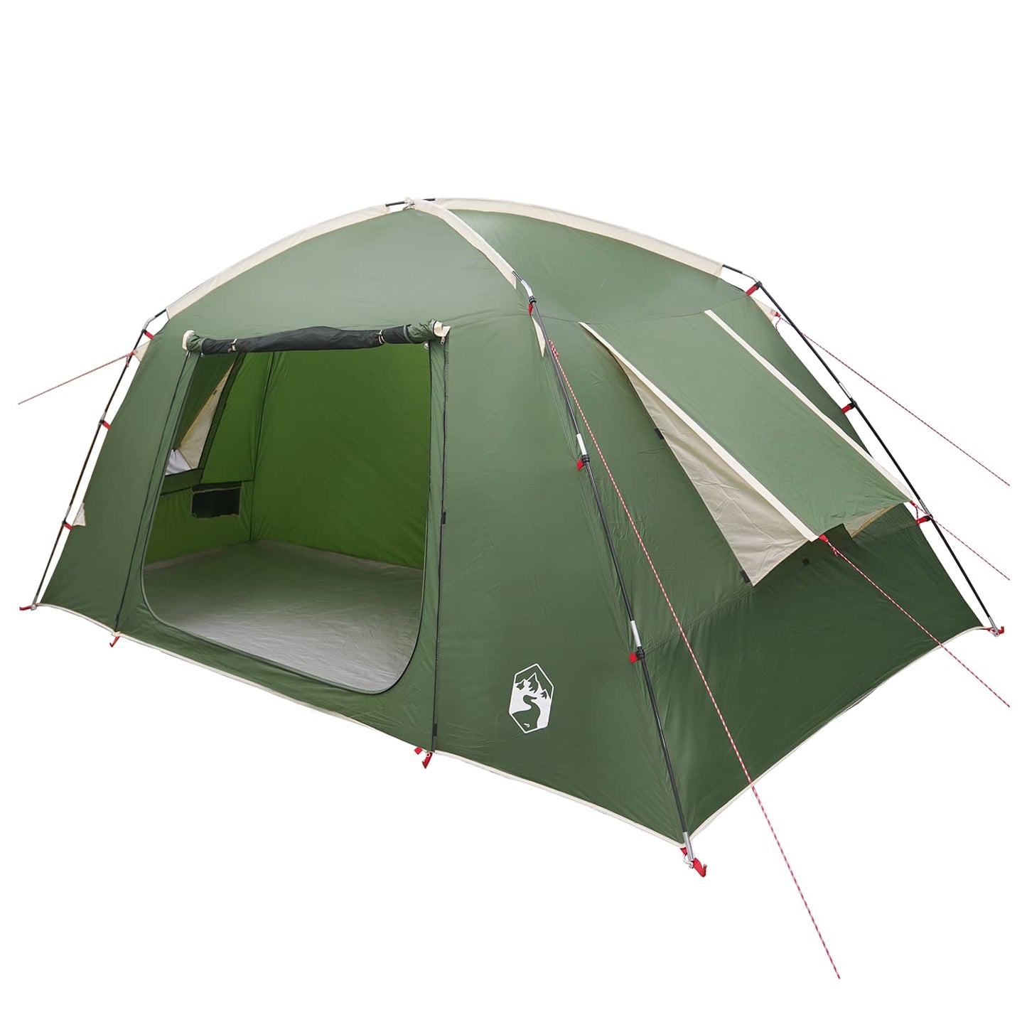 Huisje Tent met dak Groen 400 x 210 x 180 cm Polyester