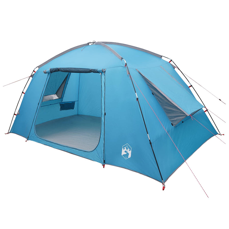 Huisje Tent met dak Blauw 400 x 210 x 180 cm Polyester