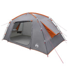 Tent 400x210x180 cm polyester grijs oranje