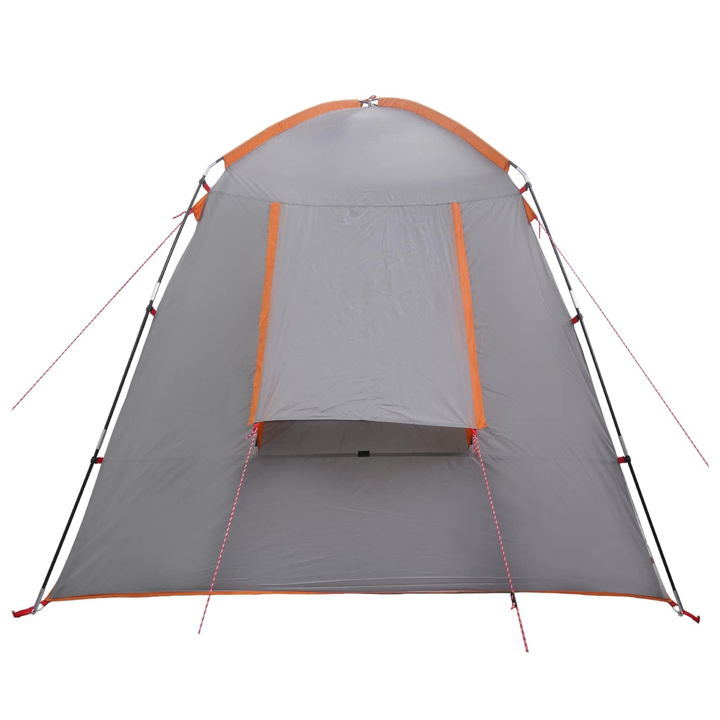 Huisje Tent Grijs en Oranje 400 x 210 x 180 cm Polyester