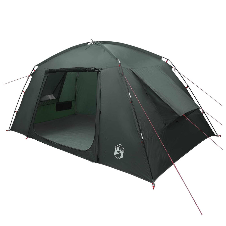 Huisje Tent met dak Legergroen 400 x 210 x 180 cm Polyester