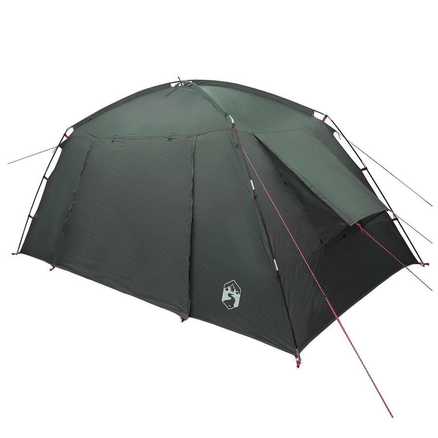 Huisje Tent met dak Legergroen 400 x 210 x 180 cm Polyester