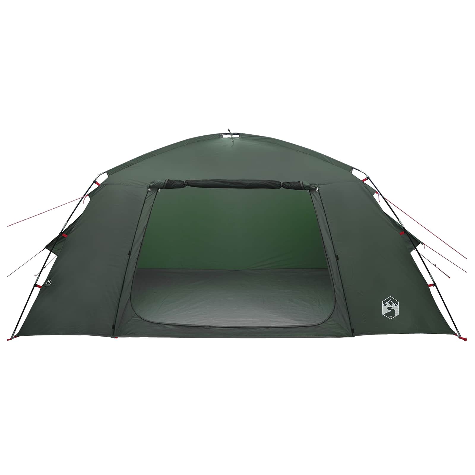 Huisje Tent met dak Legergroen 400 x 210 x 180 cm Polyester