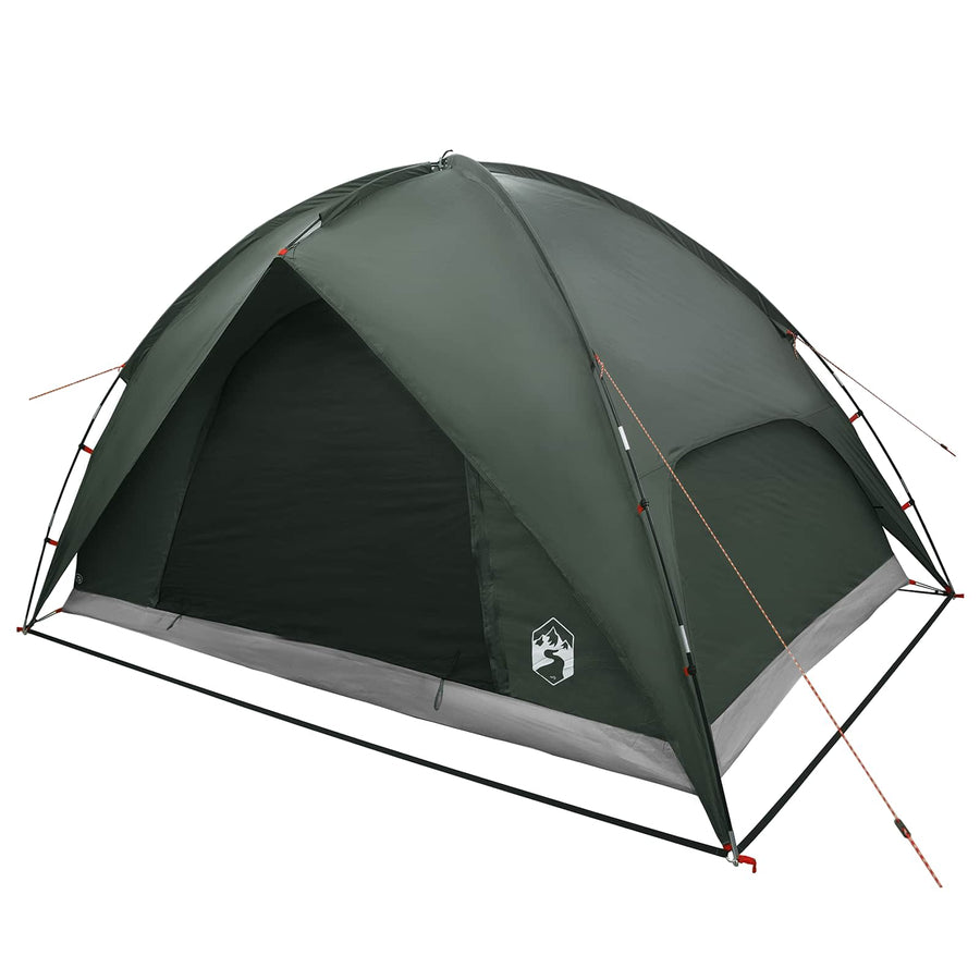 Camping Tent met Regenhoes Waterdicht Koepel Legergroen