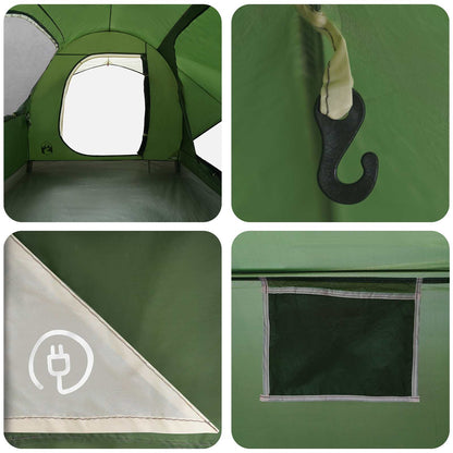 Autotent met dak Groen 239 x 210 x 210 cm Polyester en staal
