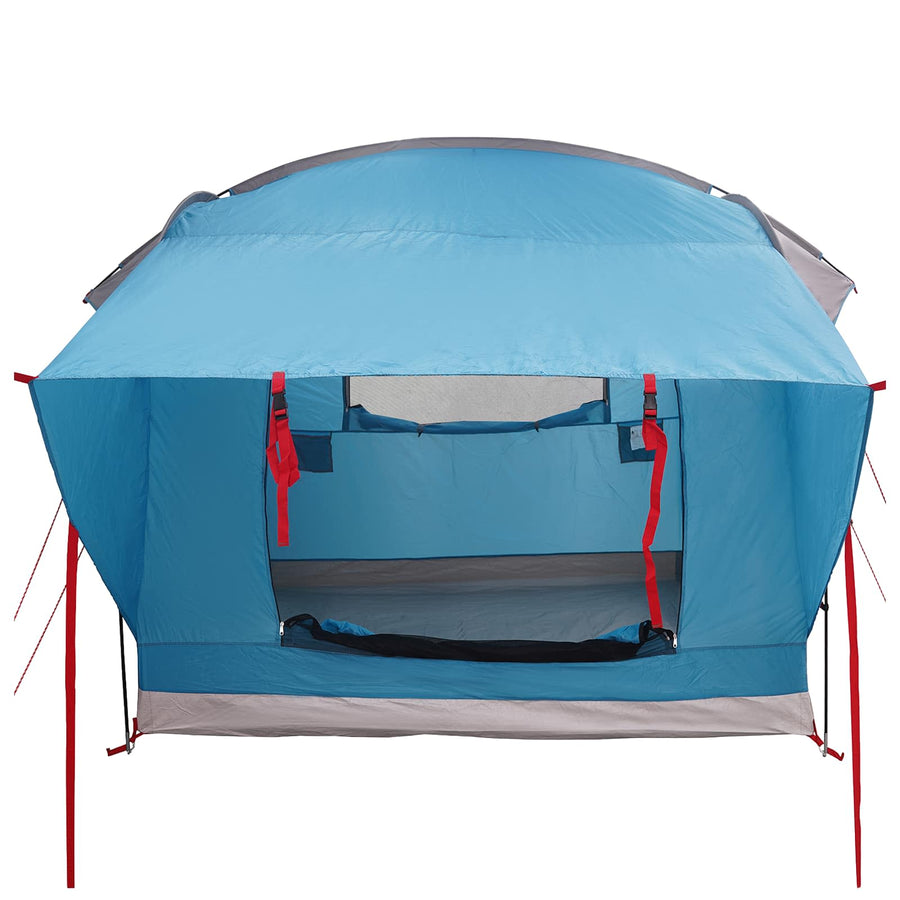 Autotent met dak Blauw 239 x 210 x 210 cm Polyester en staal