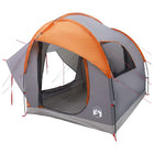 Autotent grijs oranje 239x210x210 cm polyester staal