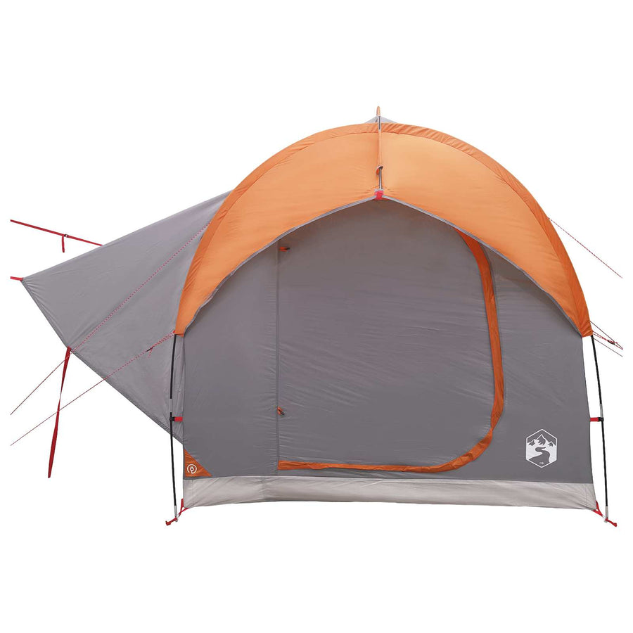 Autotent Grijs en Oranje 239 x 210 x 210 cm Polyester en staal