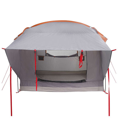 Autotent Grijs en Oranje 239 x 210 x 210 cm Polyester en staal