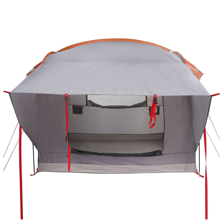 Autotent Grijs en Oranje 239 x 210 x 210 cm Polyester en staal