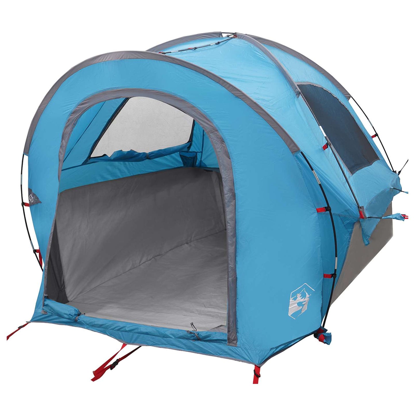 Autotent met dak Blauw 200 x 170 x 170 cm Polyester en staal