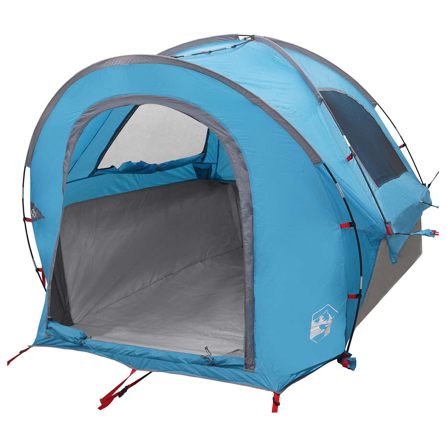 Autotent met dak Blauw 200 x 170 x 170 cm Polyester en staal