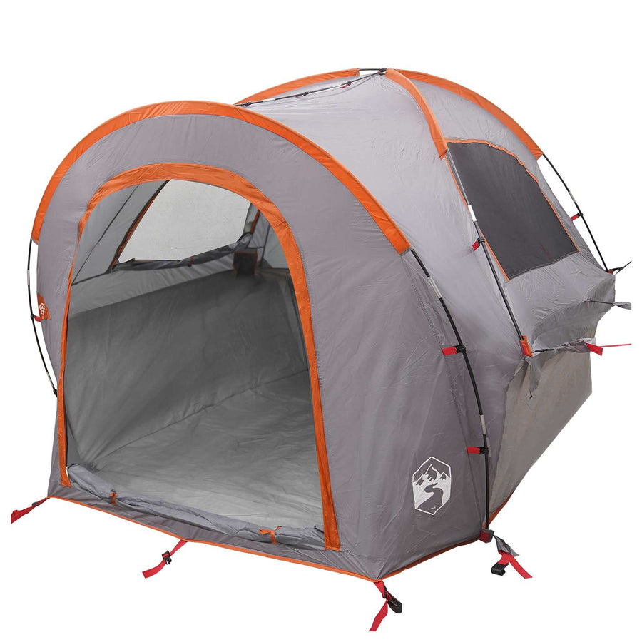 Autotent Grijs en Oranje 200 x 170 x 170 cm Polyester en staal