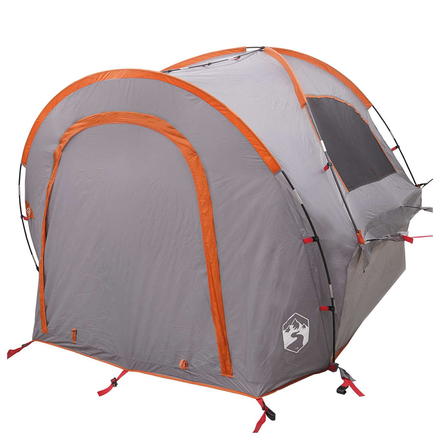 Autotent Grijs en Oranje 200 x 170 x 170 cm Polyester en staal