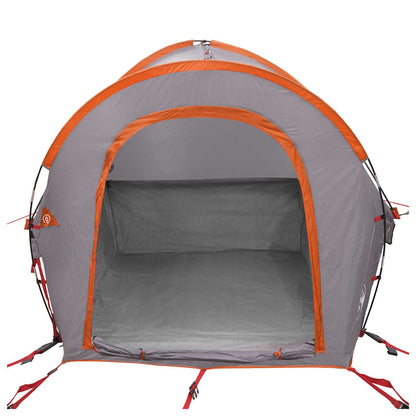 Autotent Grijs en Oranje 200 x 170 x 170 cm Polyester en staal