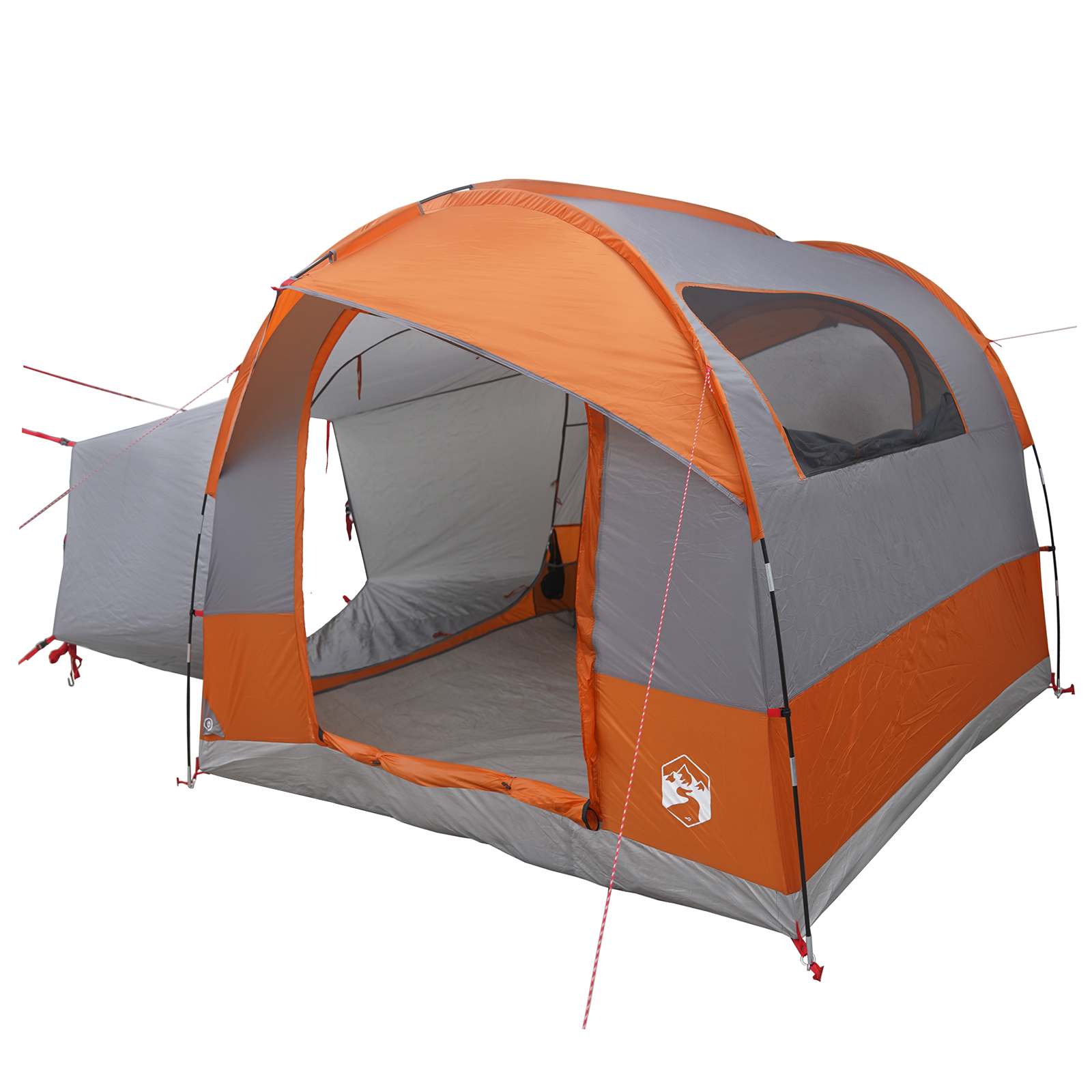 Tailgate Tent met Regenfly Waterdicht Grijs en Oranje