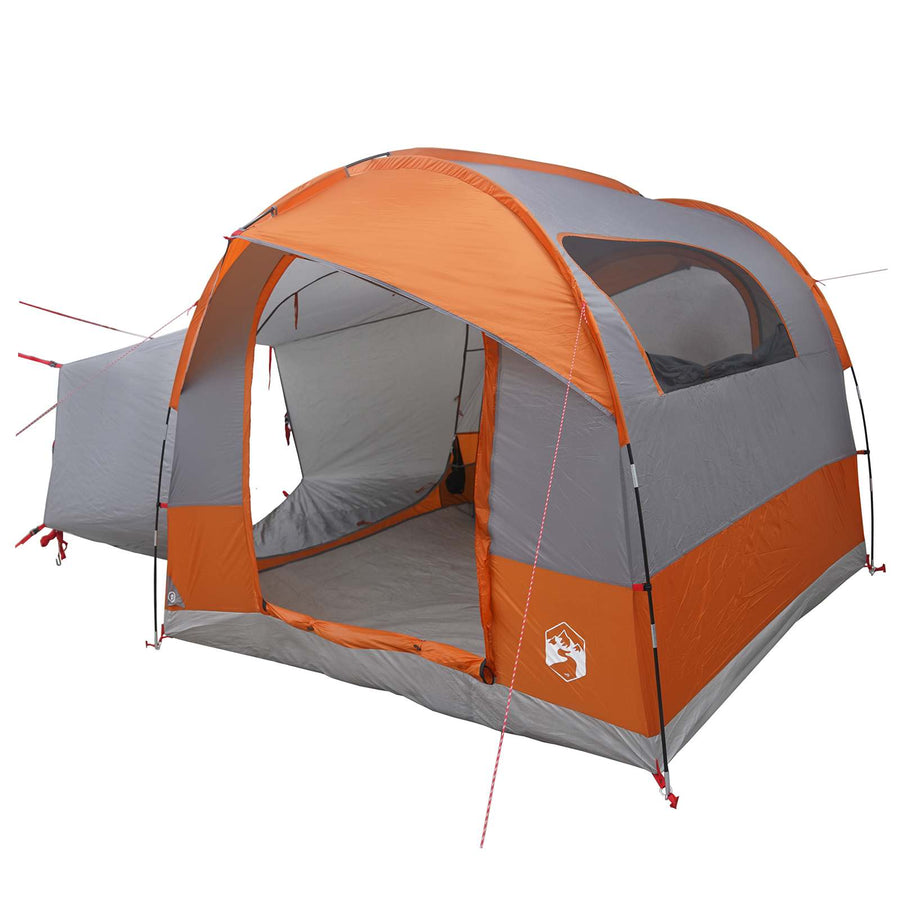 Tailgate Tent met Regenfly Waterdicht Grijs en Oranje