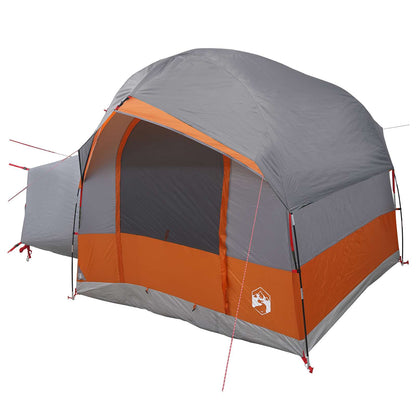 Tailgate Tent met Regenfly Waterdicht Grijs en Oranje