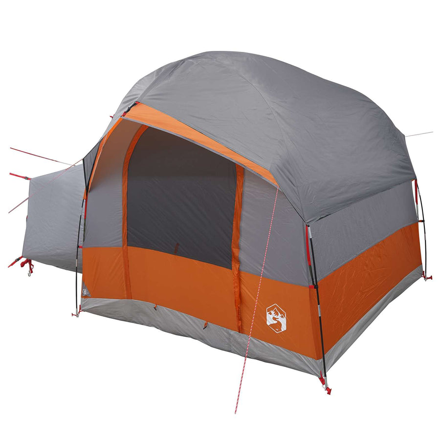 Tailgate Tent met Regenfly Waterdicht Grijs en Oranje