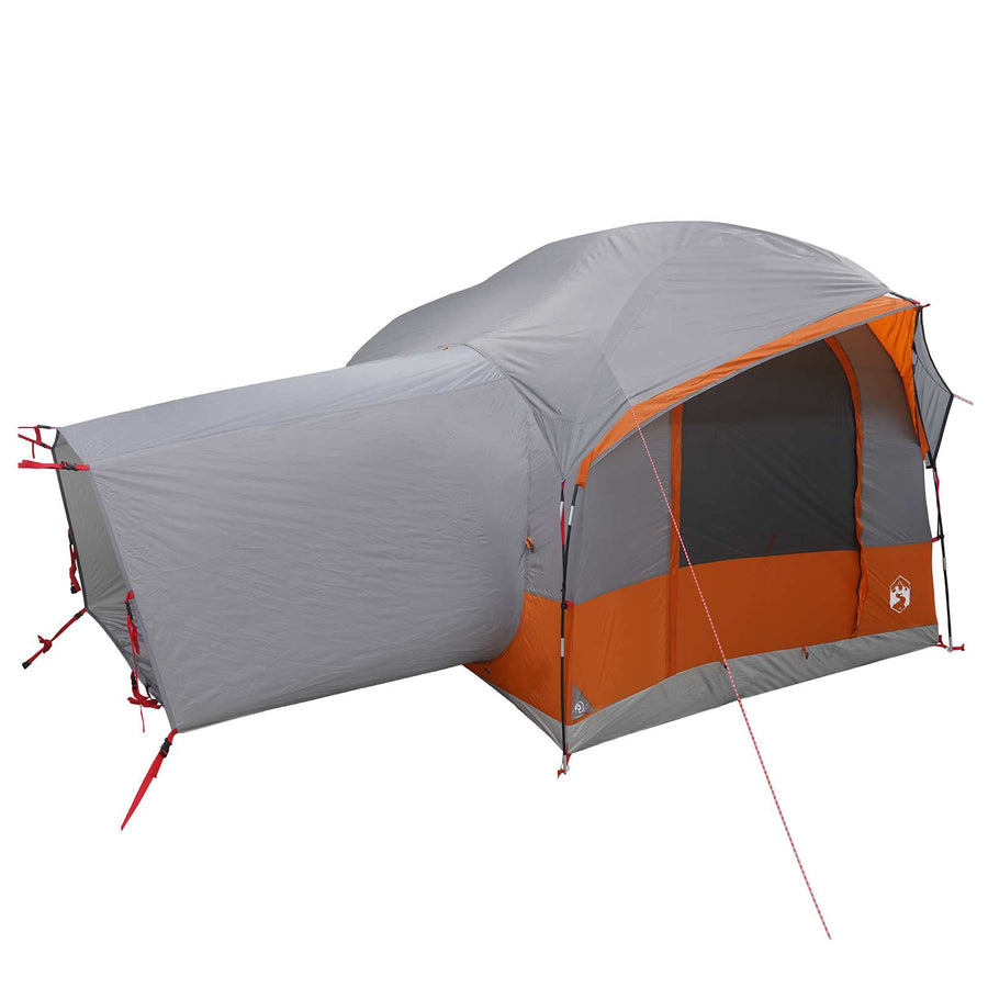 Tailgate Tent met Regenfly Waterdicht Grijs en Oranje