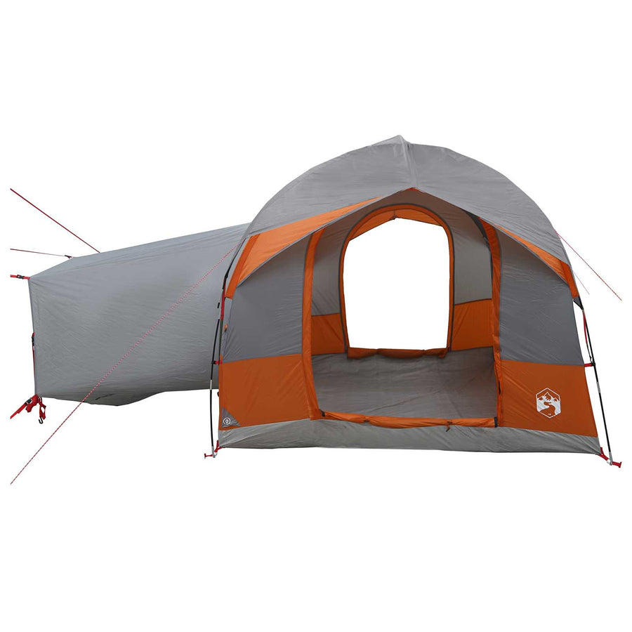 Tailgate Tent met Regenfly Waterdicht Grijs en Oranje