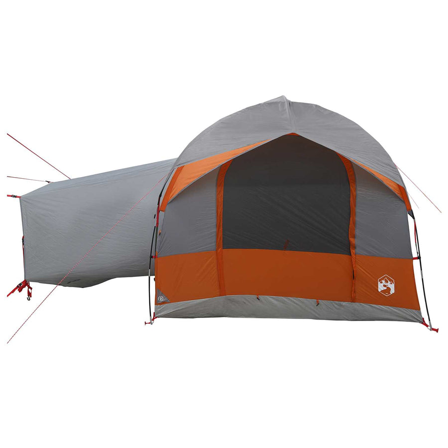 Tailgate Tent met Regenfly Waterdicht Grijs en Oranje