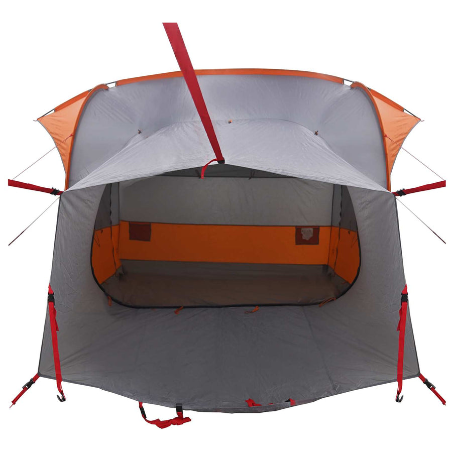 Tailgate Tent met Regenfly Waterdicht Grijs en Oranje