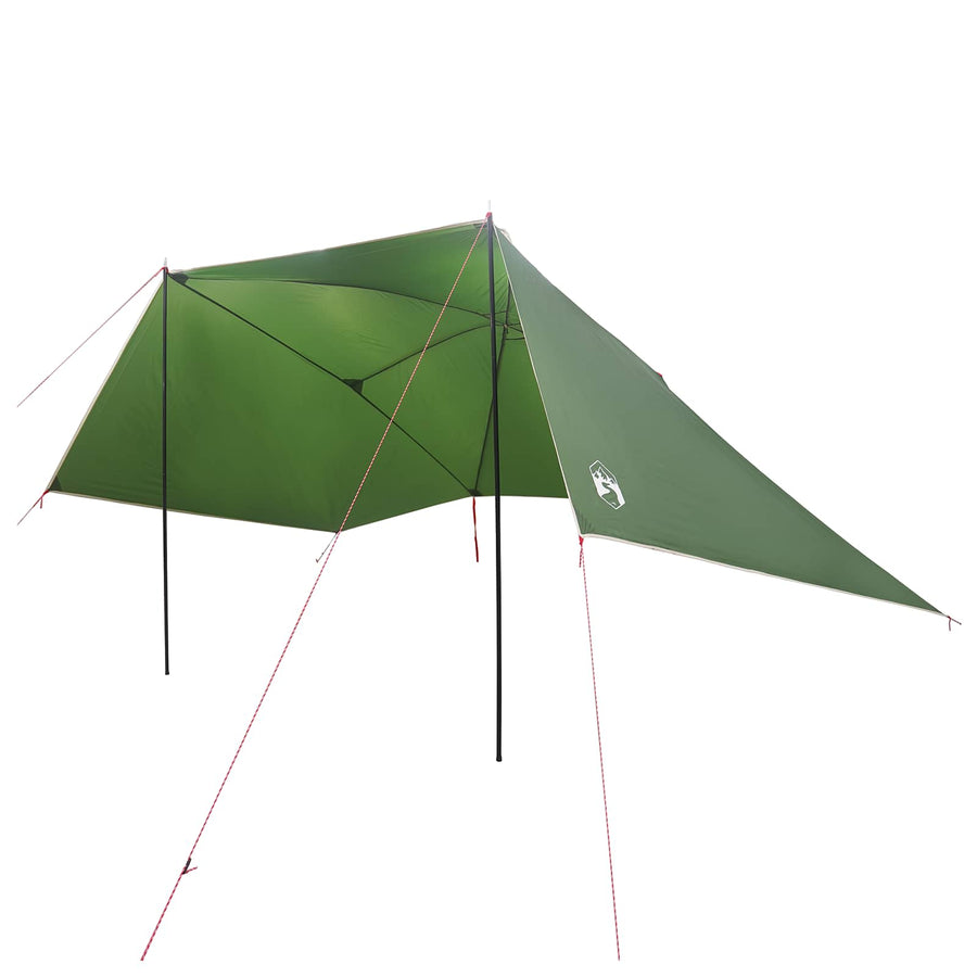 Autotent met dak Groen 308 x 215 x 220 cm Polyester en staal