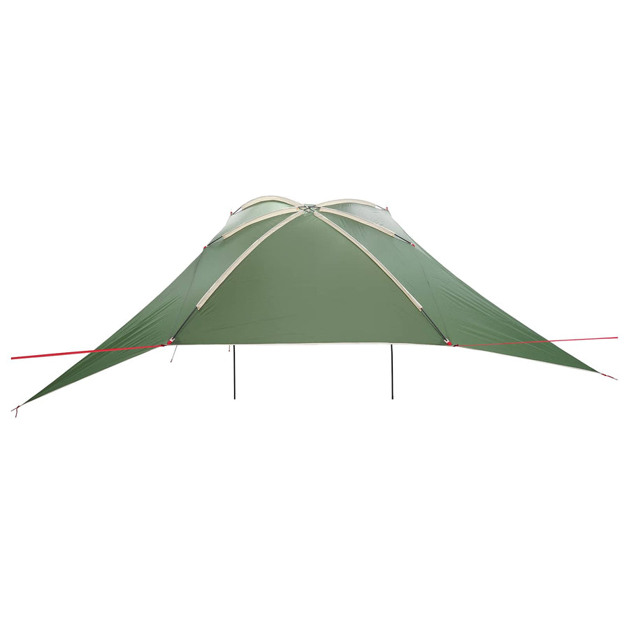 Autotent met dak Groen 308 x 215 x 220 cm Polyester en staal