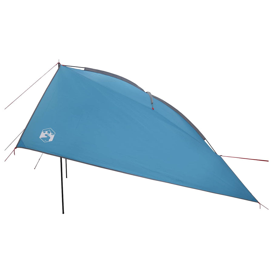 Autotent met dak Blauw 308 x 215 x 220 cm Polyester en staal