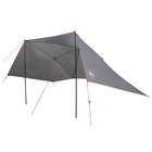 Autotent 308x215x220 cm grijs oranje polyester staal