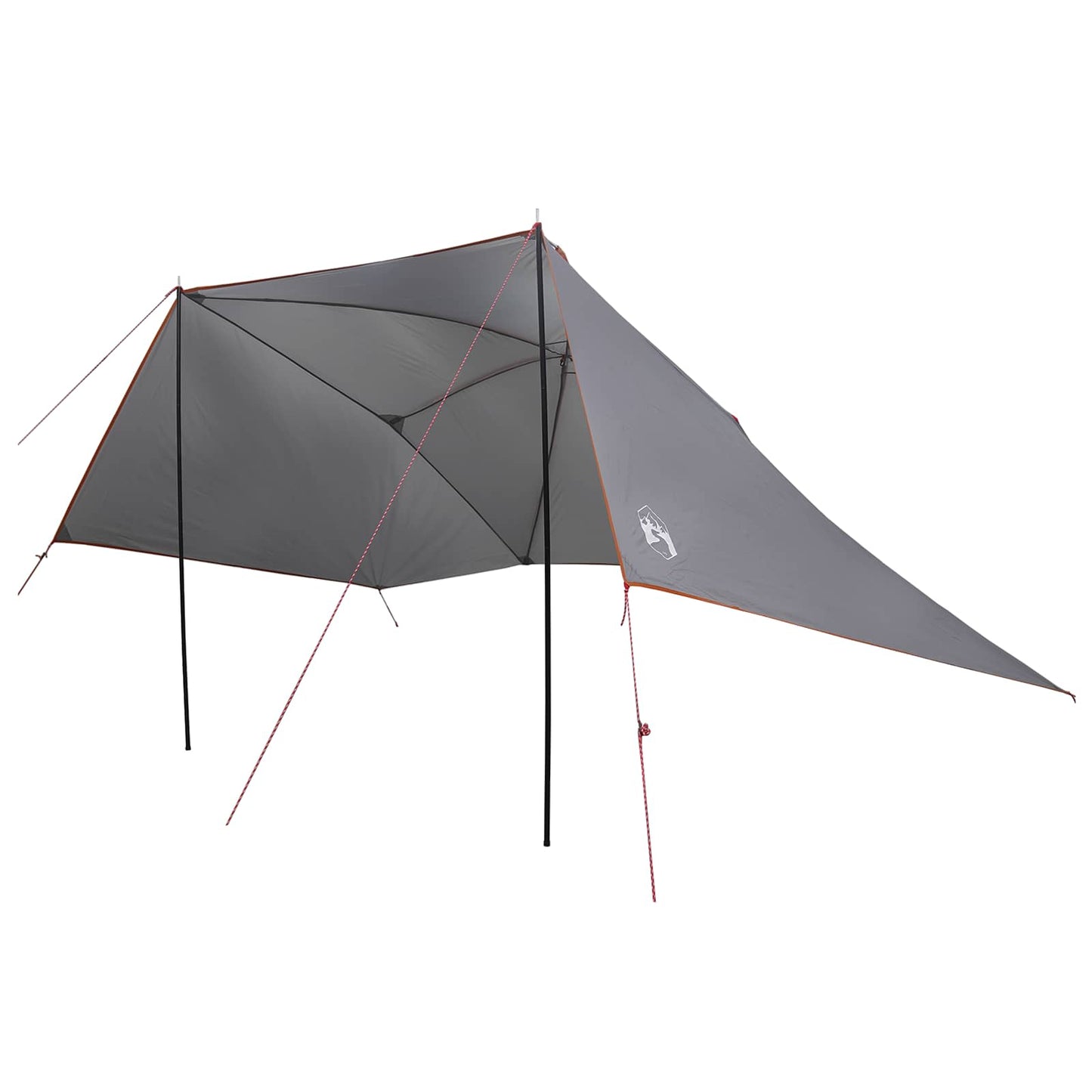 Autotent Grijs en Oranje 308 x 215 x 220 cm Polyester en staal