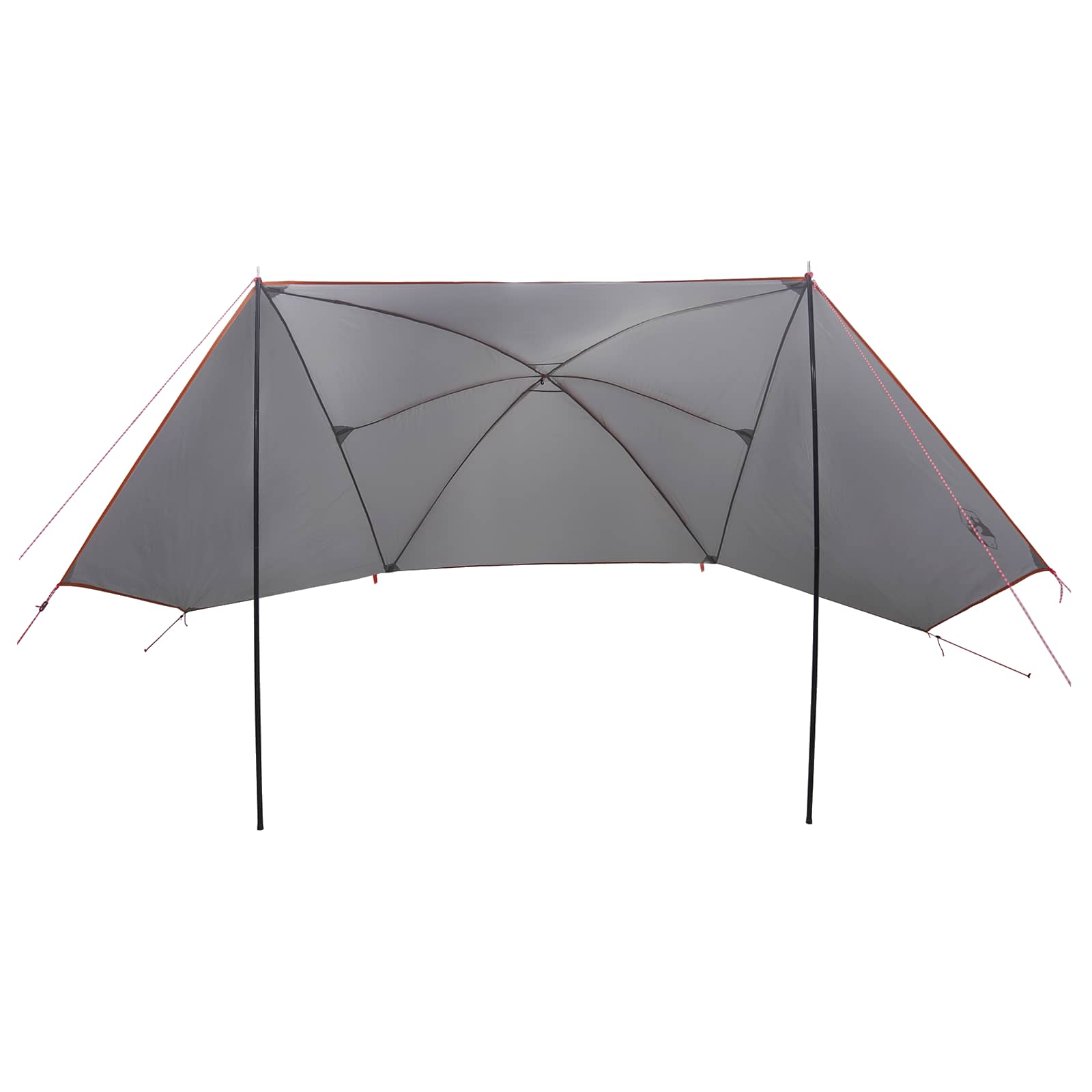 Autotent Grijs en Oranje 308 x 215 x 220 cm Polyester en staal