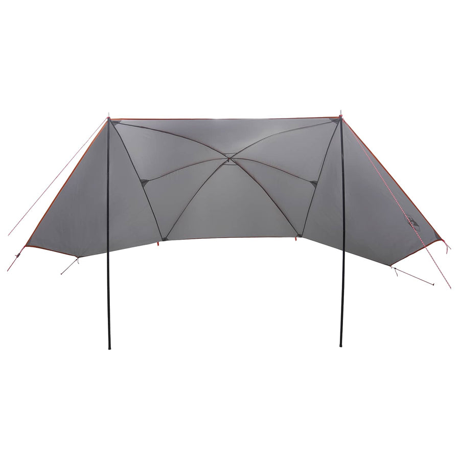 Autotent Grijs en Oranje 308 x 215 x 220 cm Polyester en staal