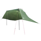 Autotent 350 x 250 cm groen polyester staal