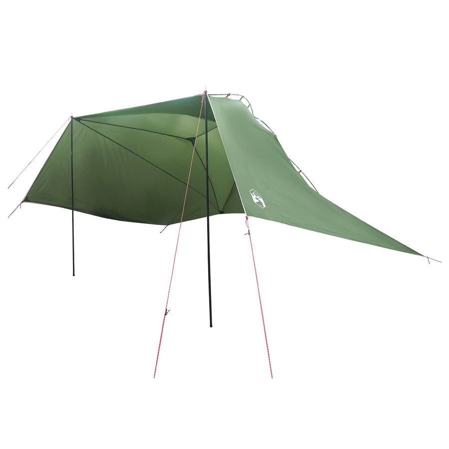 Autotent met dak Groen 350 x 250 cm Polyester en staal