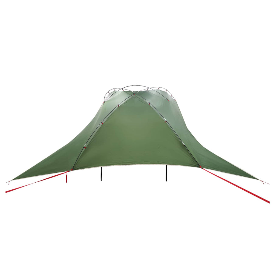 Autotent met dak Groen 350 x 250 cm Polyester en staal
