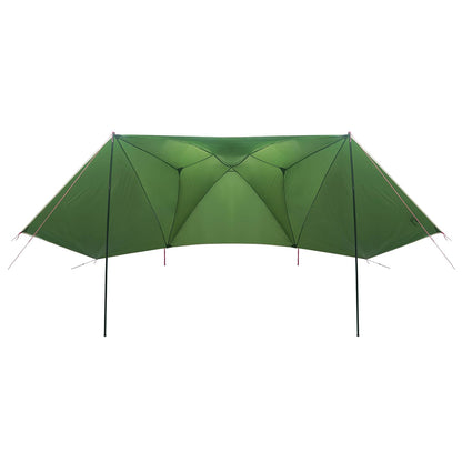 Autotent met dak Groen 350 x 250 cm Polyester en staal
