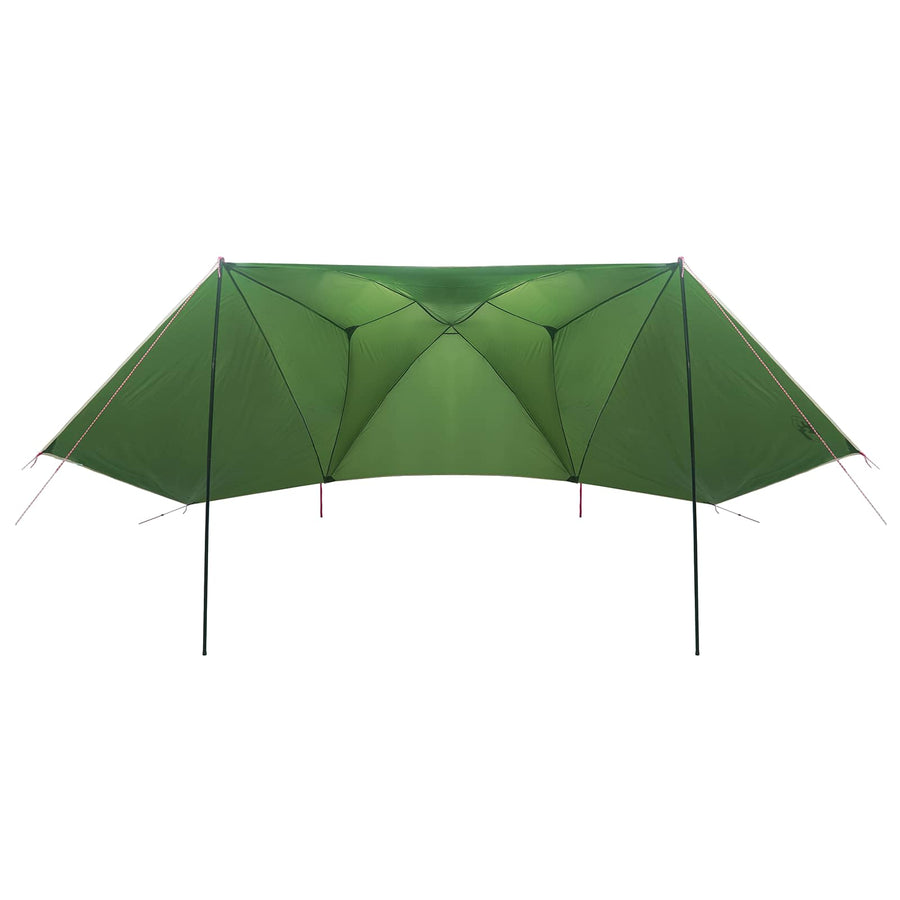 Autotent met dak Groen 350 x 250 cm Polyester en staal