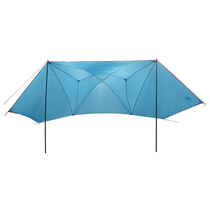 Autotent met dak Blauw 350 x 250 cm Polyester en staal