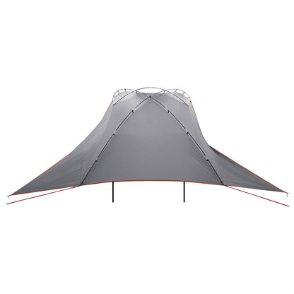 Autotent Grijs en Oranje 350 x 250 cm Polyester en staal