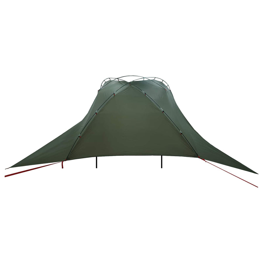 Autotent met dak Legergroen 350 x 250 cm Polyester en staal