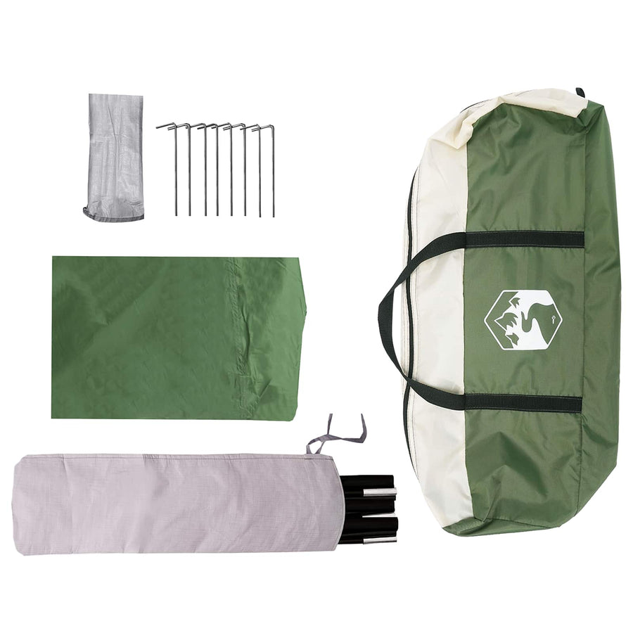 Voertuig luifel Groen 518 x 580 x 215 cm Polyester en staal