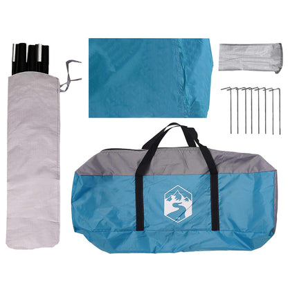 Voertuig luifel Blauw 518 x 580 x 215 cm Polyester en staal