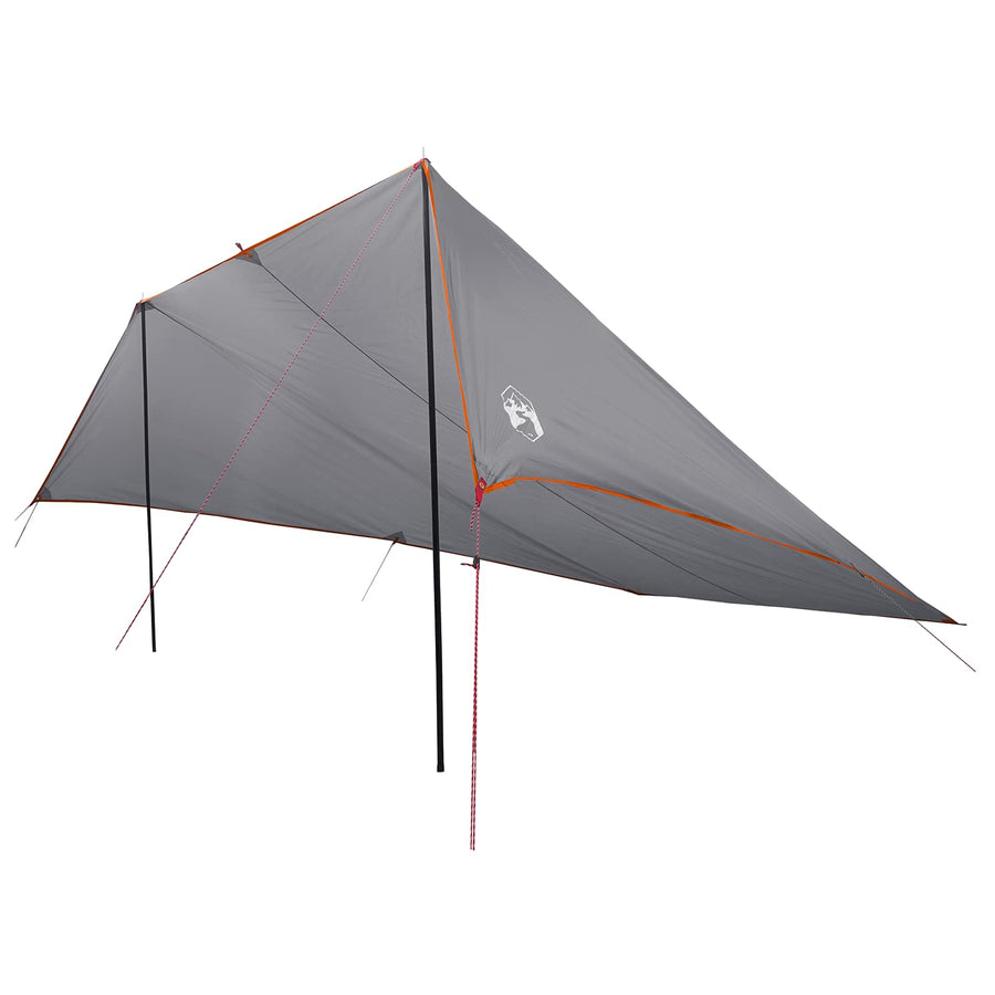 Voertuig luifel met dak Grijs en Oranje 518 x 580 x 215 cm
