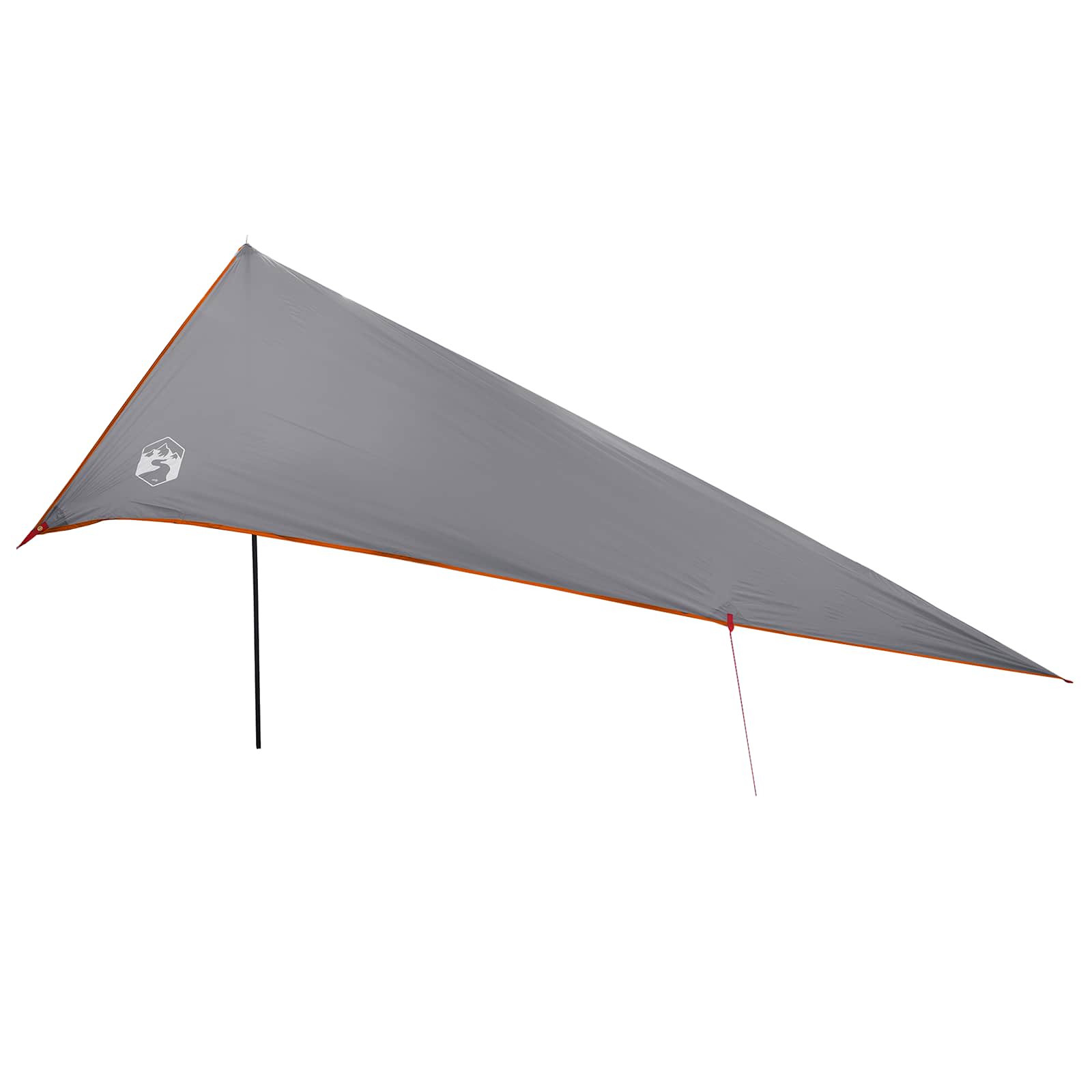 Voertuig luifel met dak Grijs en Oranje 518 x 580 x 215 cm