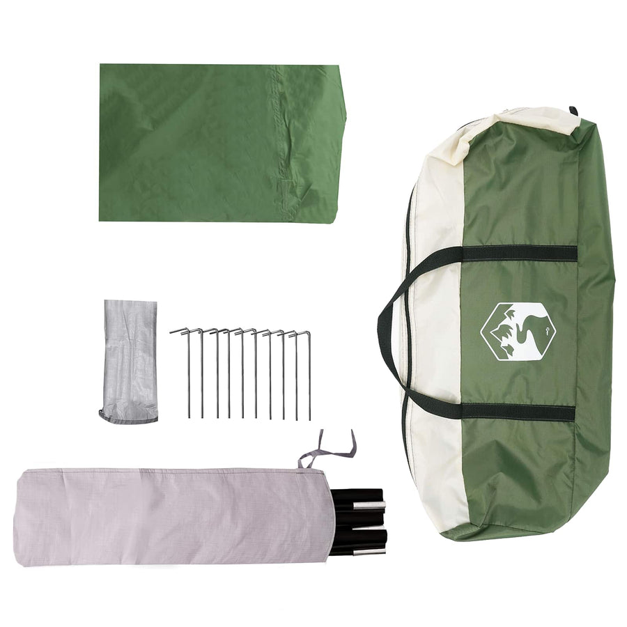 Tailgate Luifel Waterdicht Groen 405 x 280 x 220 cm